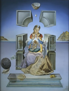 抽象的かつ装飾的 Painting - ポート・リガット・シュルレアリスムのマドンナ